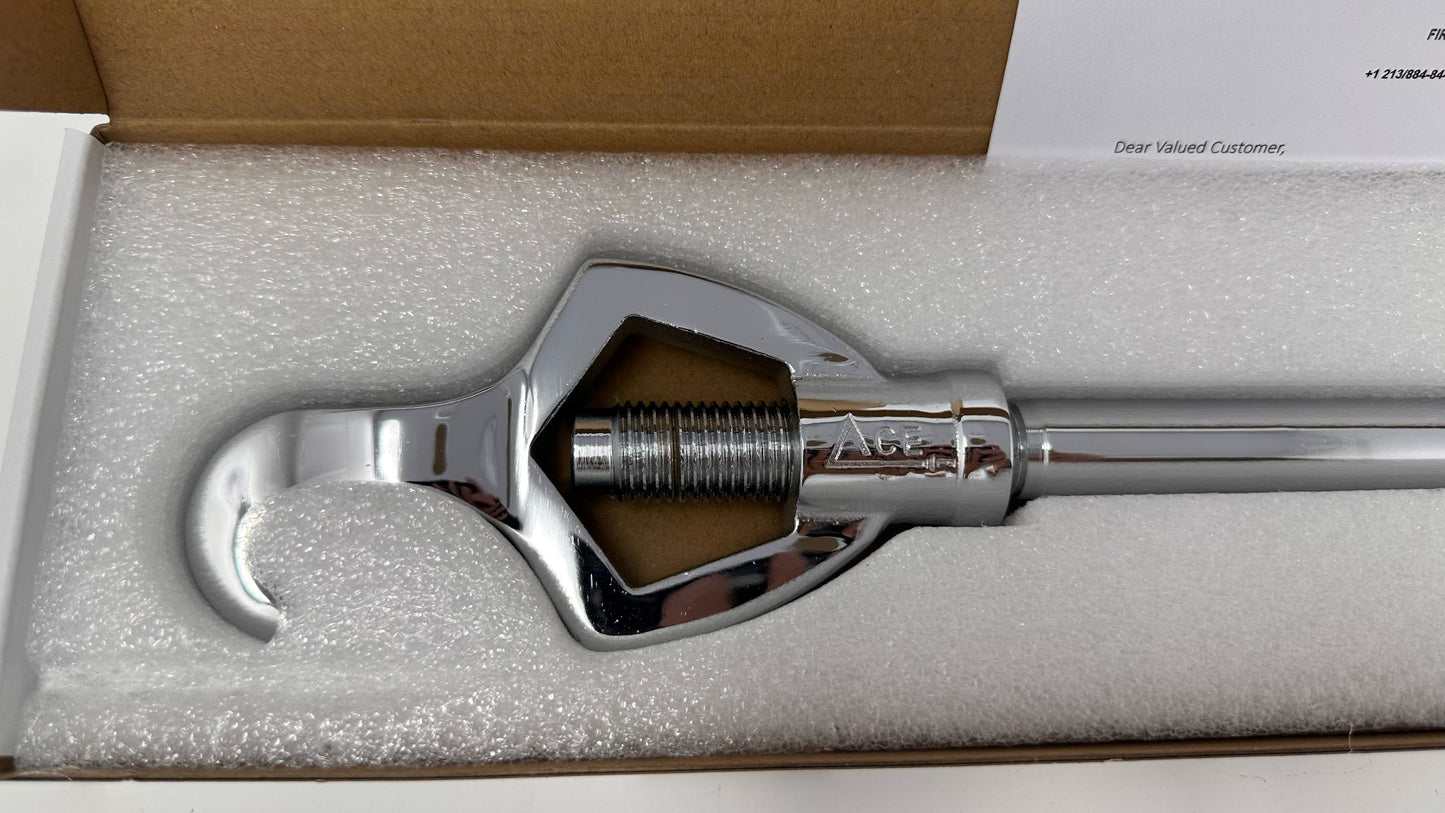 Ace Fire Defense Chrome Plated Extra Heavy Hydrant Wrench