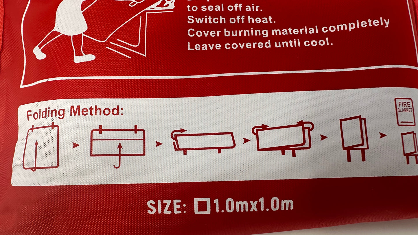 🔥 Fire Blanket 3-Pack – 40” x 40” | Home, Auto, Camping
