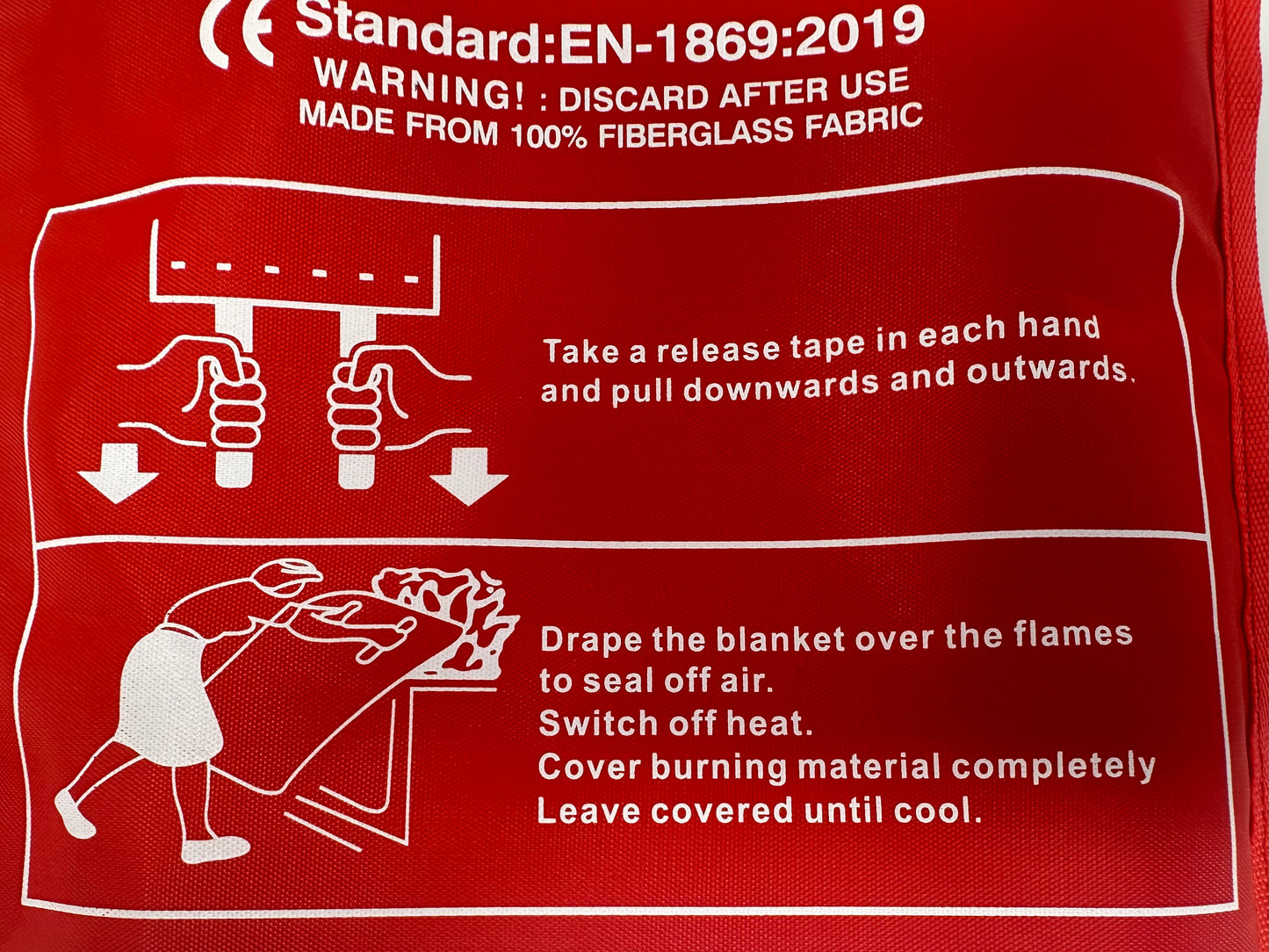 🔥 Fire Blanket 3-Pack – 40” x 40” | Home, Auto, Camping