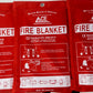 Fire Blanket Home Fire Defense, Auto, Camping  40” x 40” 3- Pack Fiber Glass in Carry Case