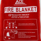 Fire Blanket Home Fire Defense, Auto, Camping  40” x 40” 3- Pack Fiber Glass in Carry Case