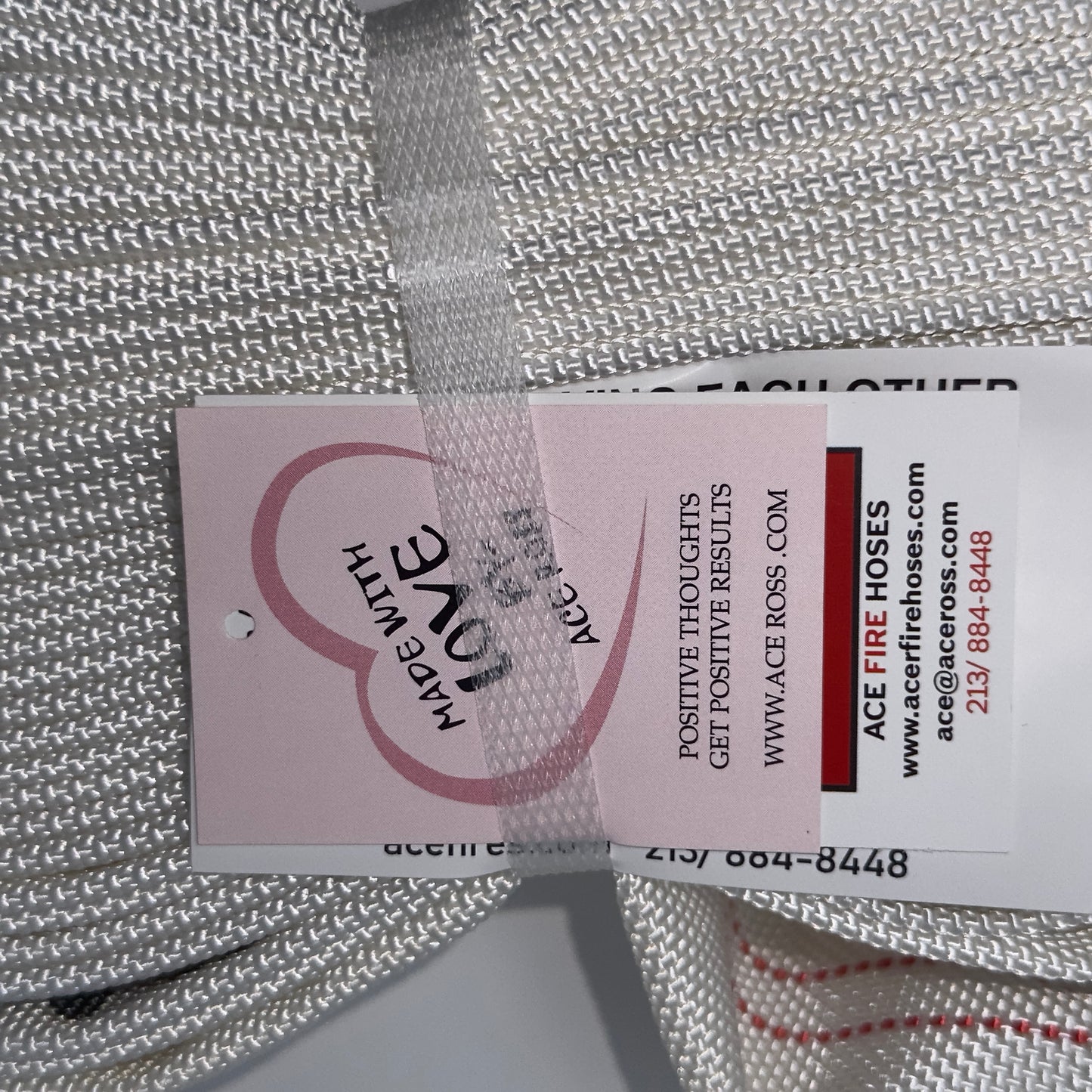 Fire Hose (4 pack), Folded, Pyro-Lite Aluminum Couplings, 75' x 1.5" TPU Lining (FM Approved)