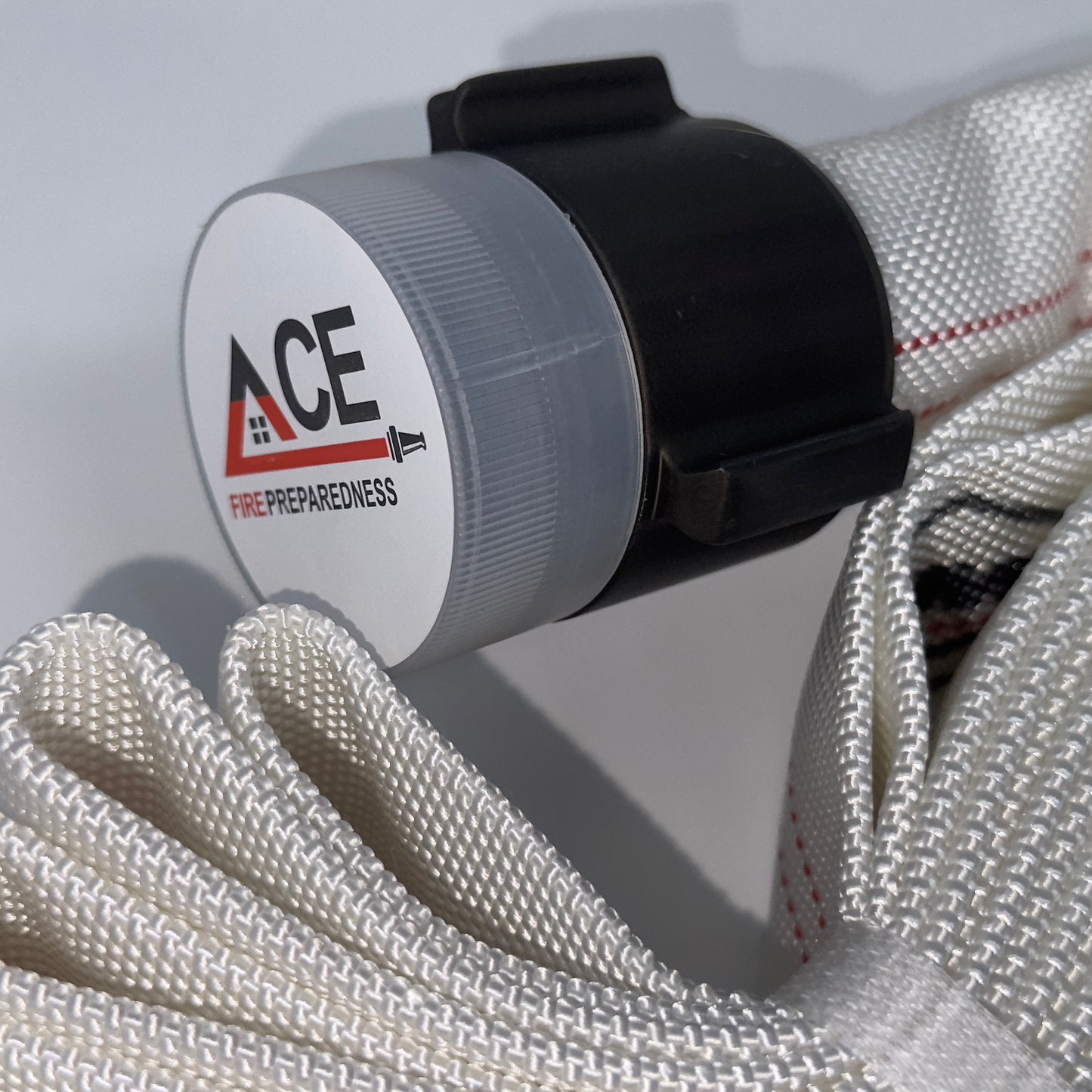 Fire Hose (4 pack), Folded, Pyro-Lite Aluminum Couplings, 75' x 1.5" TPU Lining (FM Approved)