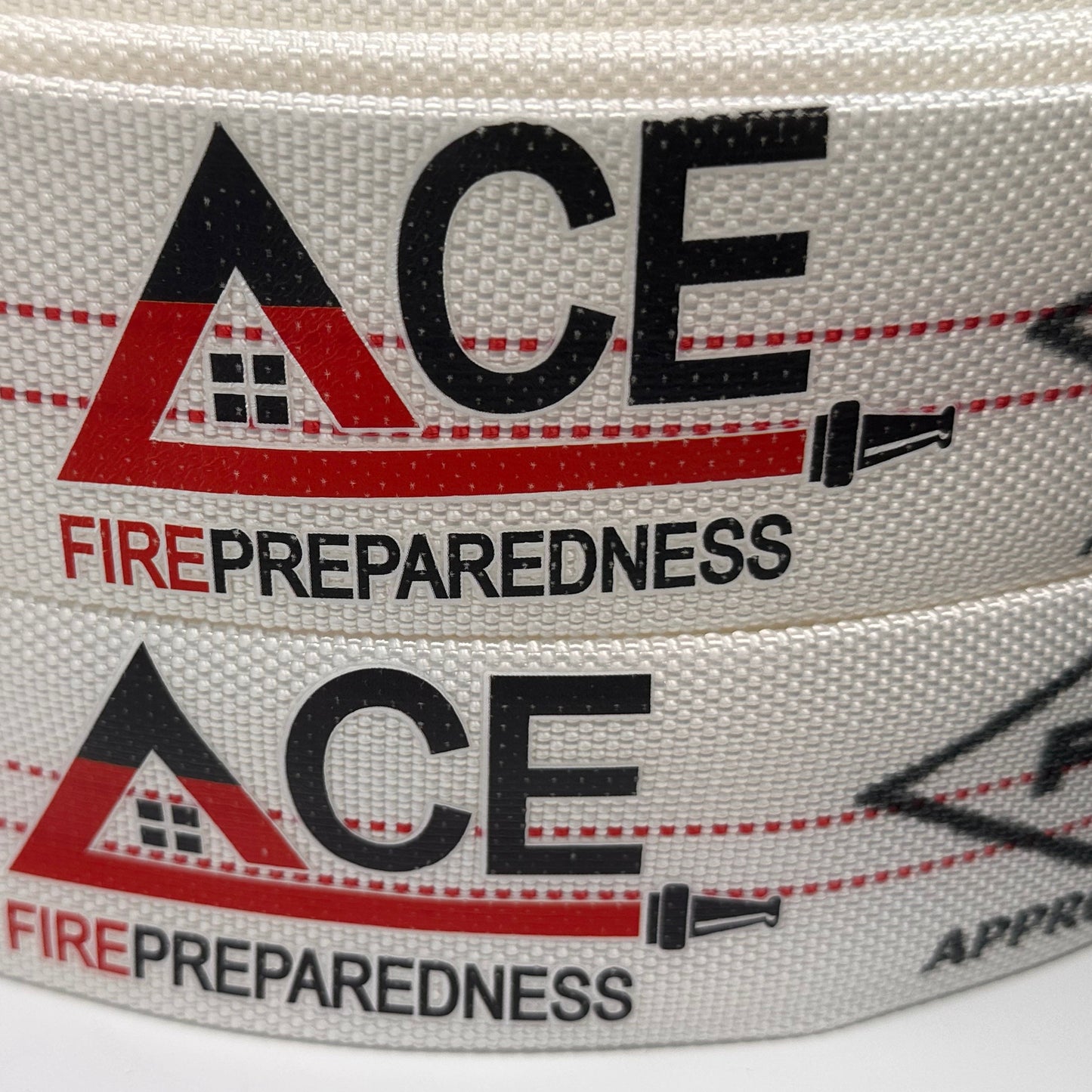 Fire Hose (2 pack), Coiled, Pyro-Lite Aluminum Couplings, TPU Lining