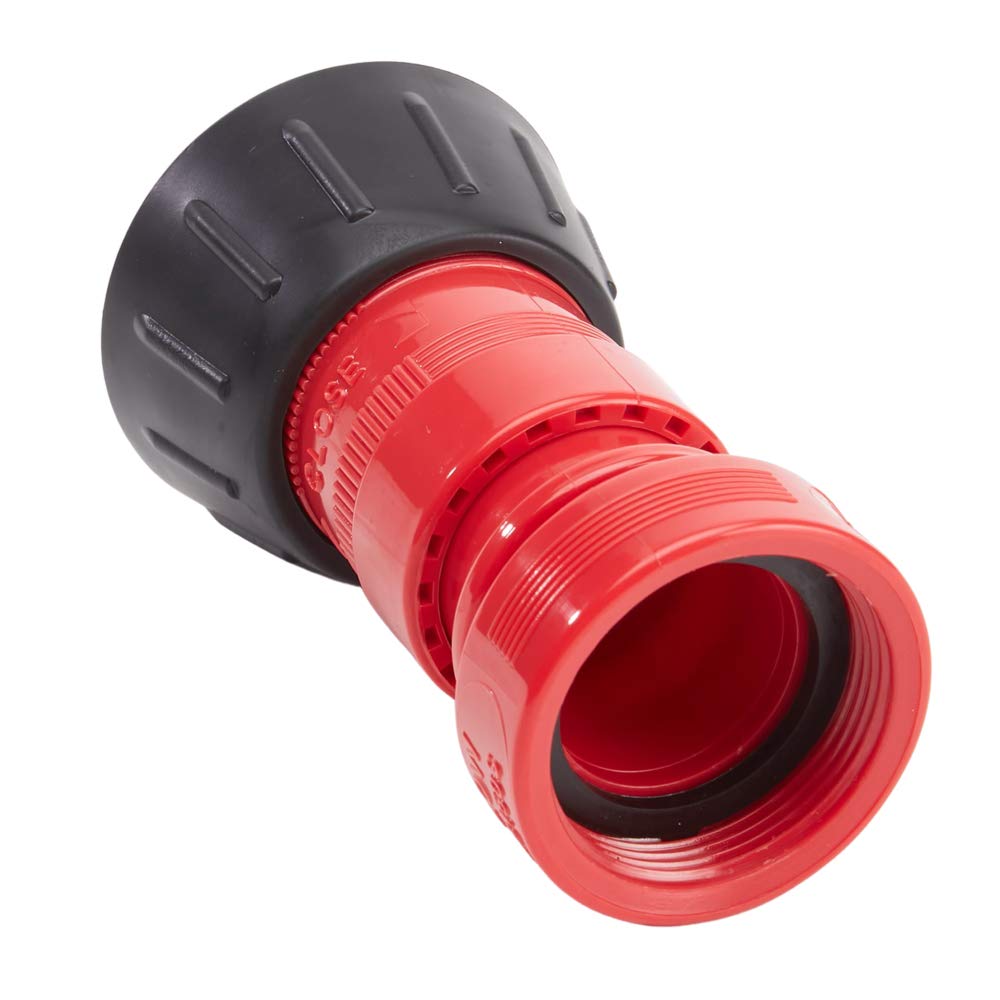Fire Hose Nozzle, 1.5" NH/NST Polycarbon Brass Sub-Baffle Jet Fog