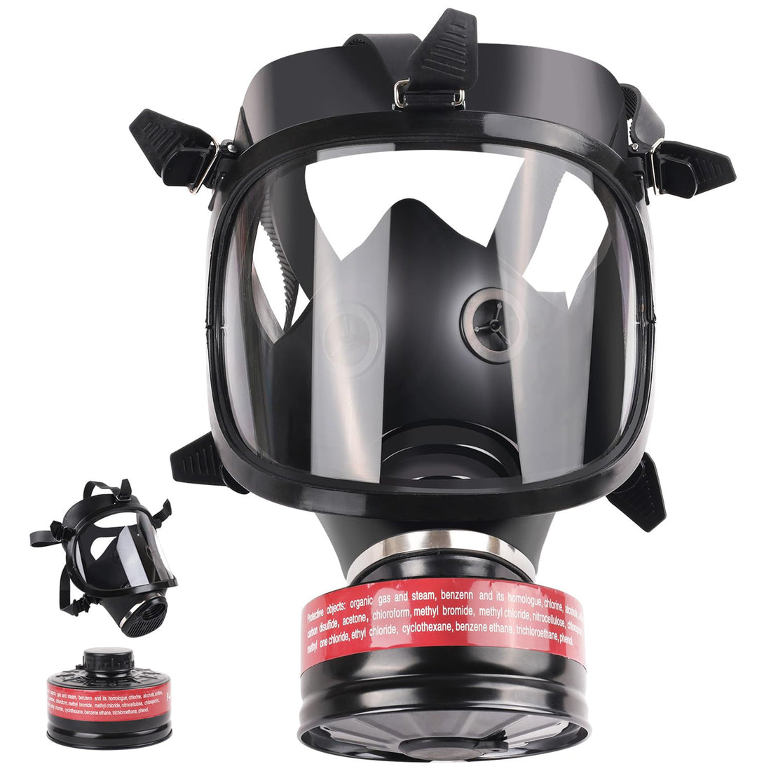 Ace Fire Preparedness Guardian Series full-face gas mask respirator