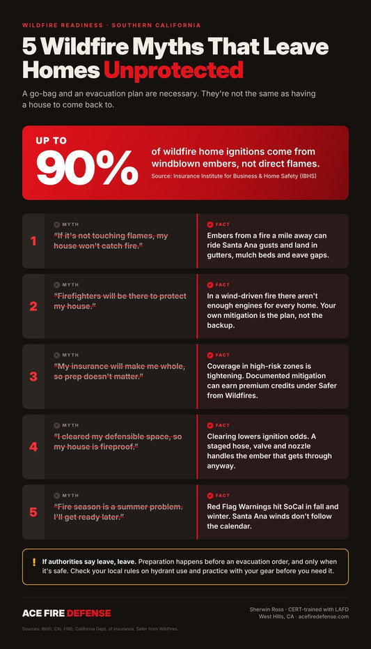 5 Wildfire Myths That Can Cost You Your Home (And What Actually Protects It)