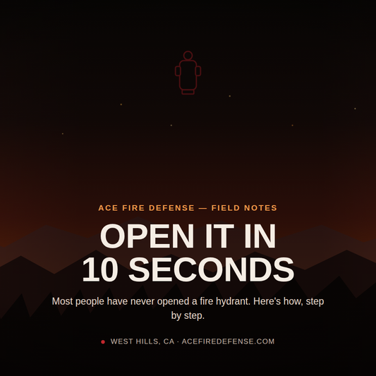 Can You Open a Fire Hydrant in 10 Seconds?
