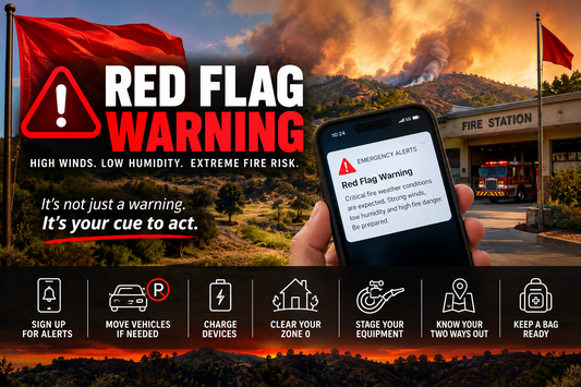 Red Flag Warning Called for Your Area? Here's the Same-Day Checklist