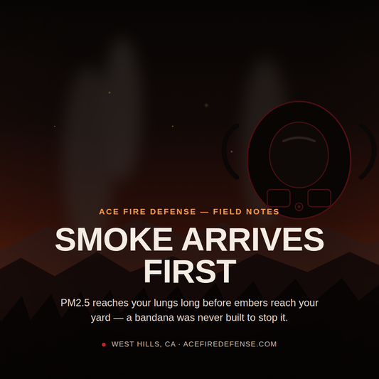 Smoke Gets There Before the Fire Does: Why a Bandana Won't Cut It