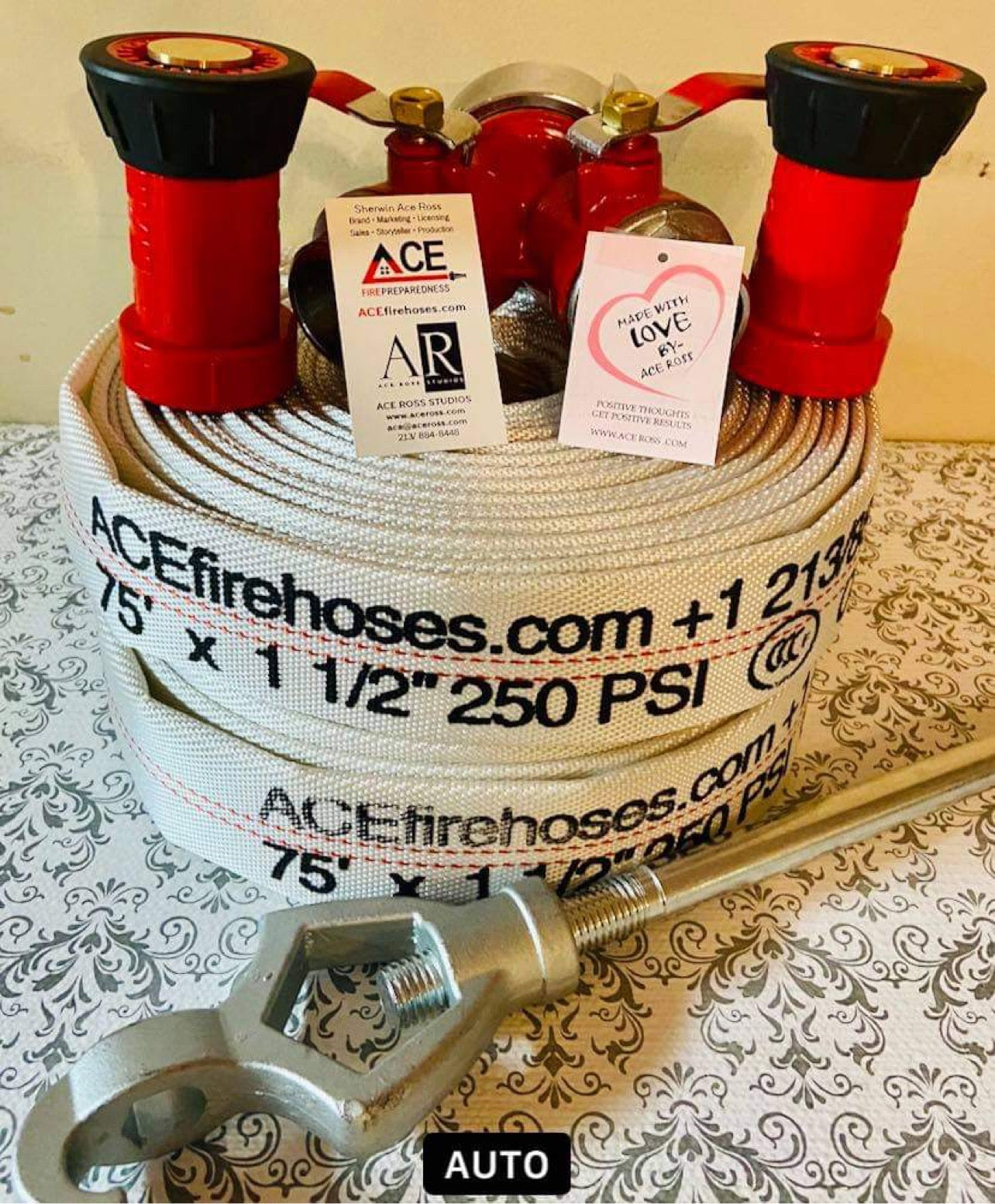 🔥2-Pack Ace Fire Defense Fire Safe Home® Wildfire Defense Bundle (150' Total) | Homeowner Wildfire Protection Kit