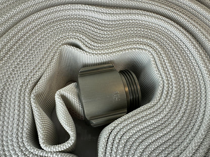 Fire Hose 75' x 1.5" (4 pack), BMF extra heavy firehoses hose, seamless xl Aluminum Couplings, TPU Lining, CCC Certified