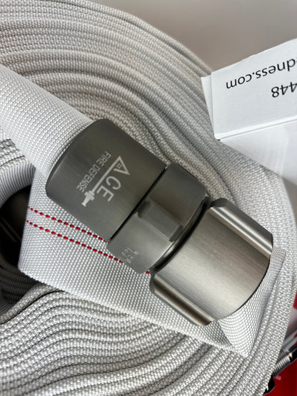 the fire hose with logo with box