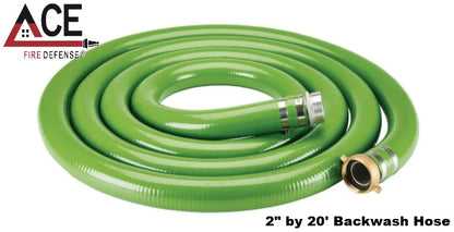 "PVC Backwash Hose Kit w/ Brass Adapter & Steel Filter