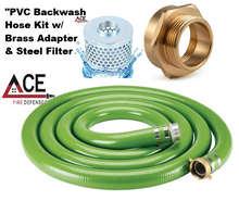 "PVC Backwash Hose Kit w/ Brass Adapter & Steel Filter