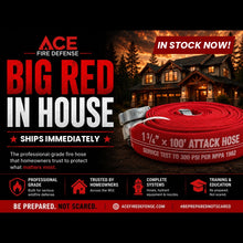 Big Red 100' x 1 3/4" is in the house