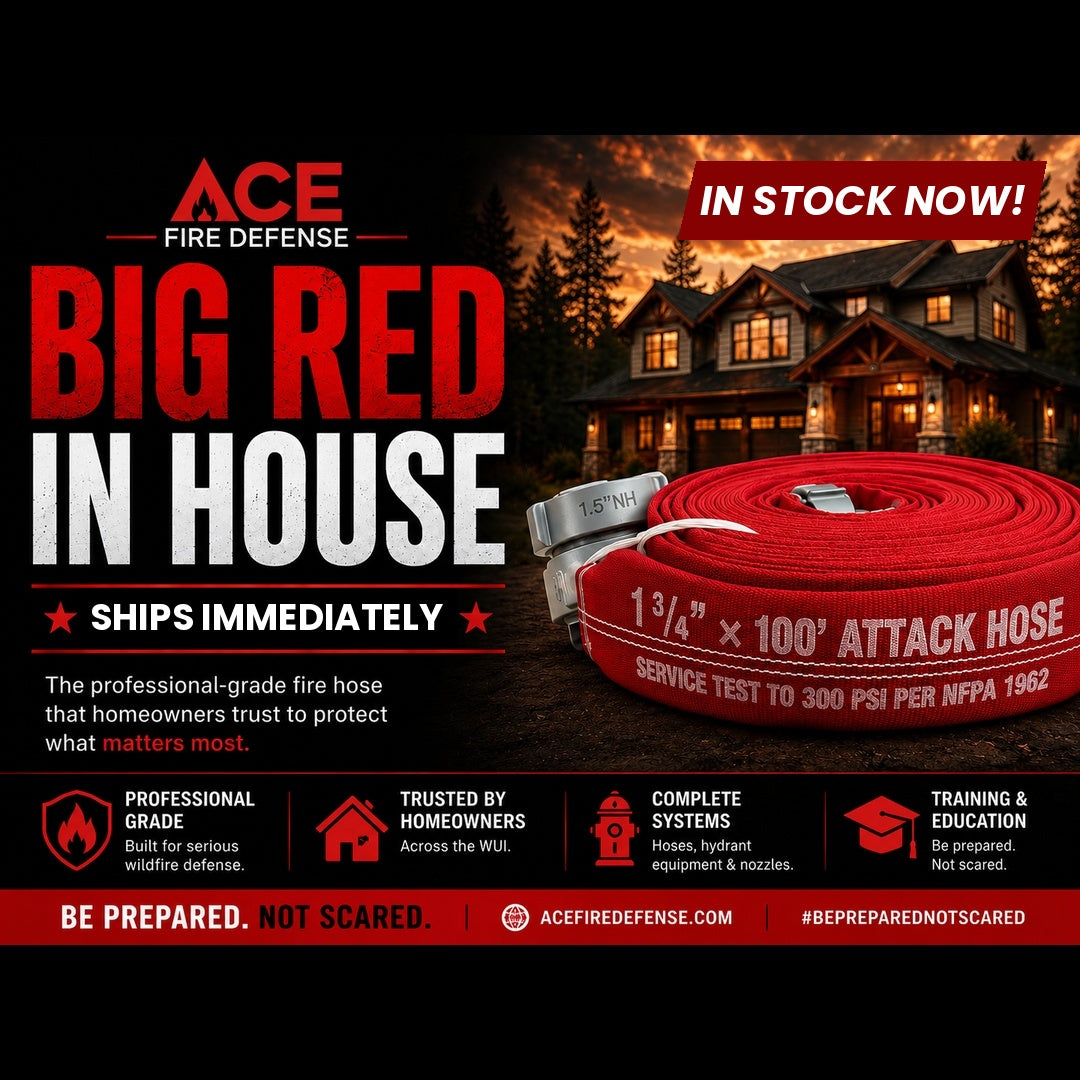 Big Red 100' x 1 3/4" is in the house