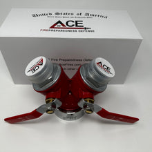 2.5" x 1.5" Brass Wye fitting Fire Hydrant Splitter Gated Valve with box