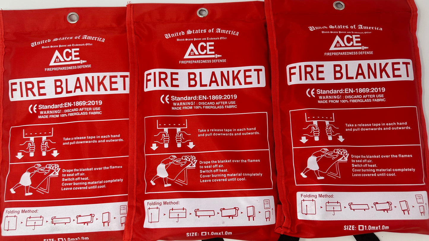 The Fire Blanket red