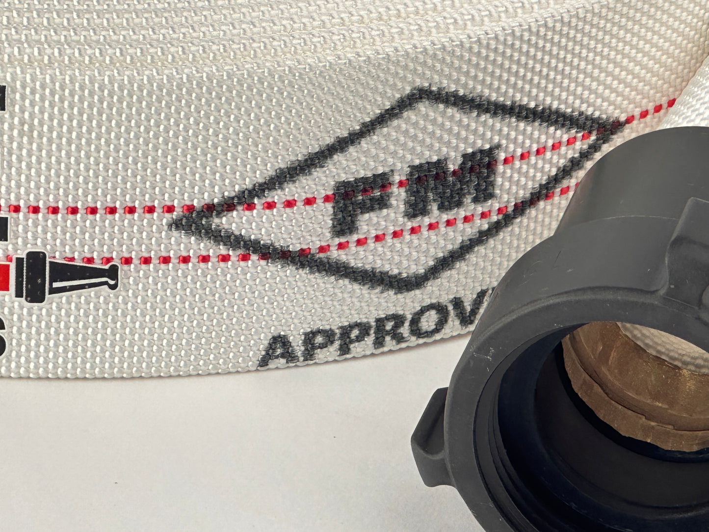 Fire Hose 75’ x1.5” FM Approved