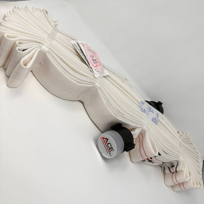 Fire Hose 75’ x1.5” Hard-Coat Anodized Aluminum Couplings