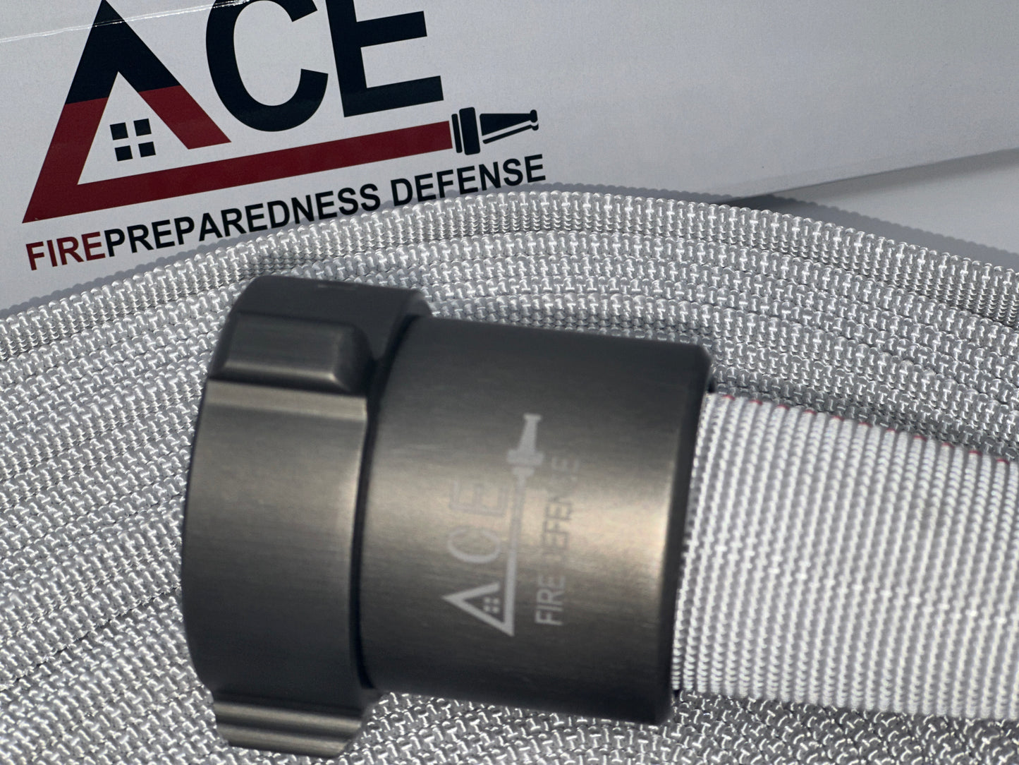 Fire Hose with box with logo