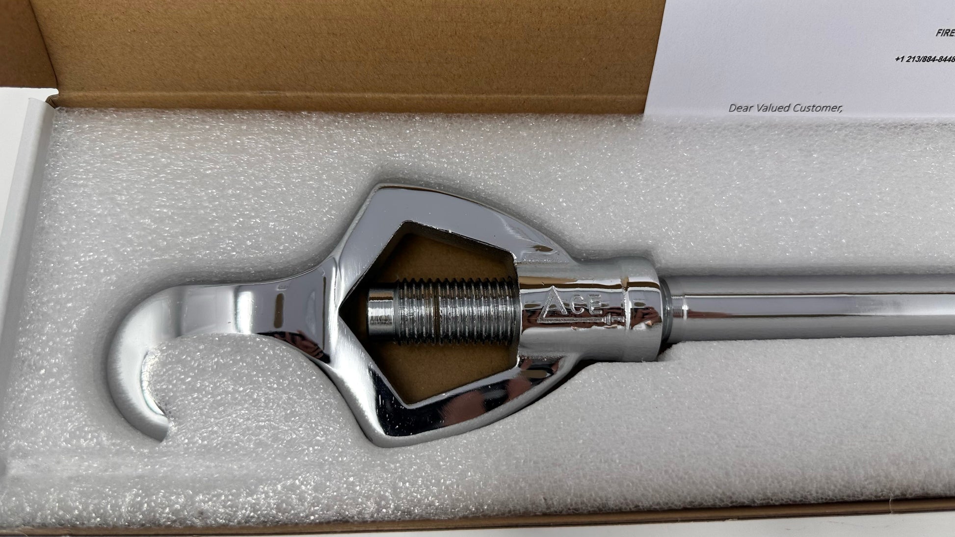 the adjustable hydrant wrench in box