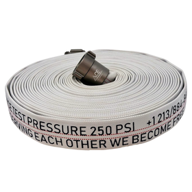 Ace Fire Defense.01 - 75' x 1.5” Professional Premium Fire Hose for Wildfire Defense