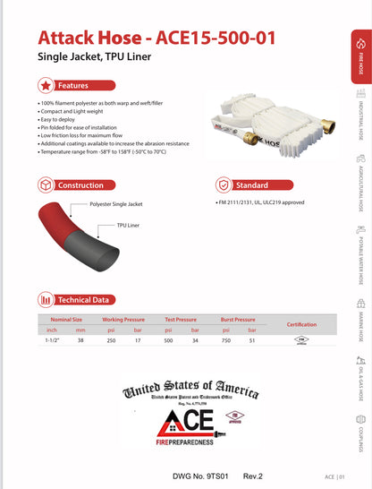 Fire Safe Home Bundle, hydrant to hose kit.