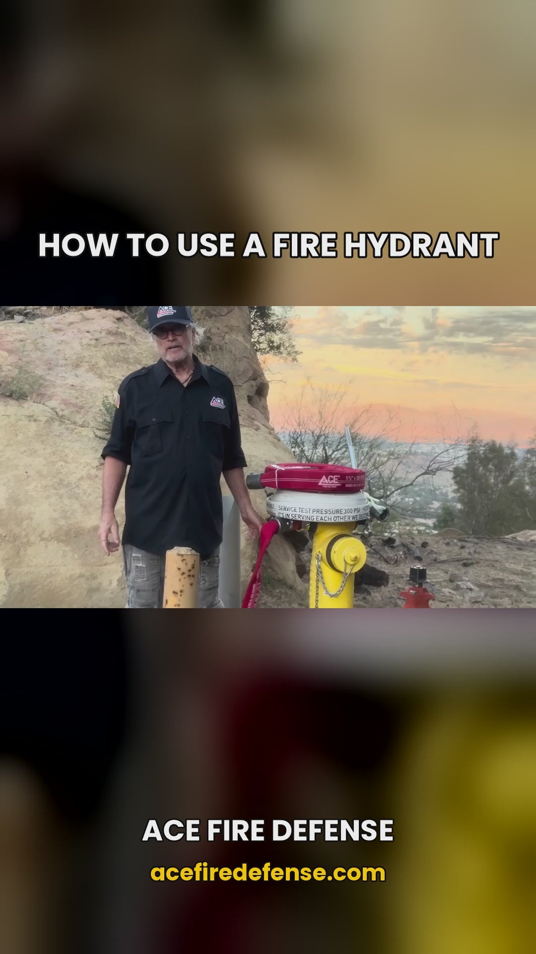 Chrome Fire Hydrant Wrench turn on the water
