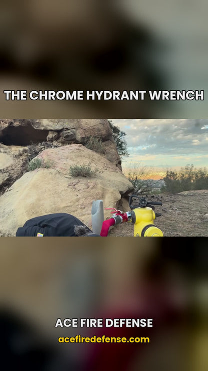 Chrome Fire Hydrant Wrench 