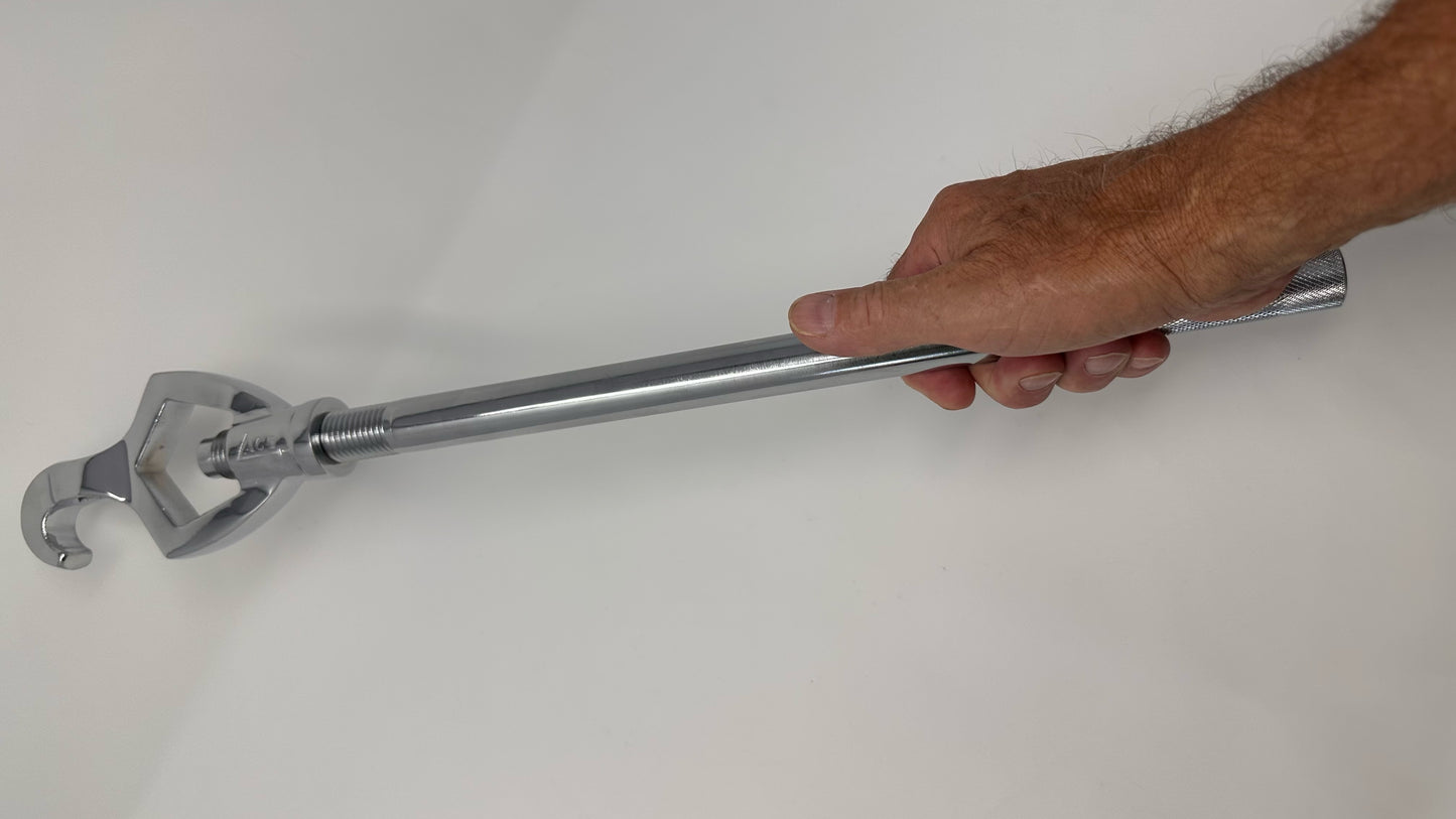 the hydrant adjustable wrench with hand