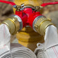 Gated WYE Valve for Fire Hydrants Fire Hose Splitter Brass 2.5" x 1.5"x 1.5"