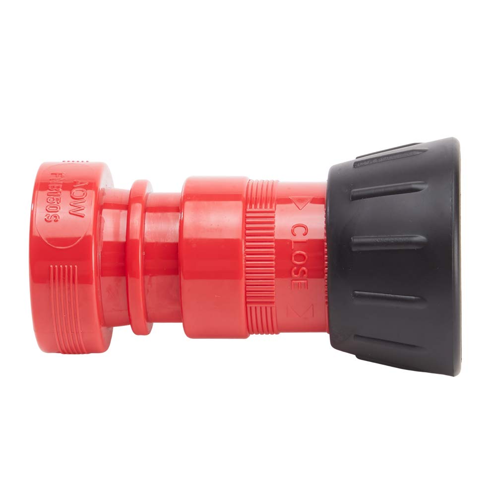 Fire Safe Home (2 pack 75' fire hoses) with Brass Fire Hydrant Connector Valve, Hydrant Wrench and 2 nozzles.