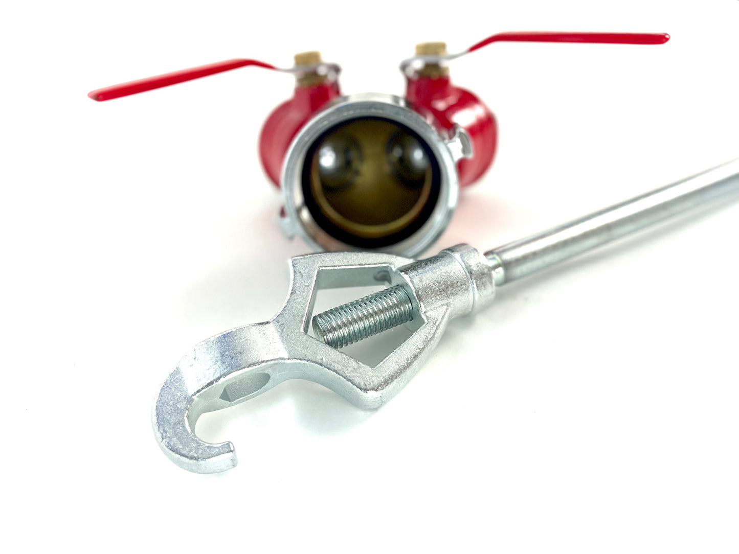 The ACE Fire Preparedness Gated WYE Valve and Wrench Bundle
